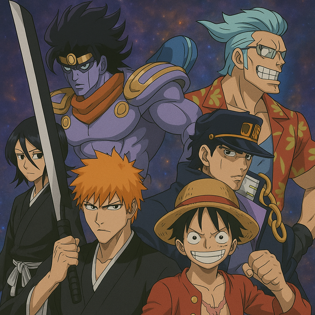 Mega Trio Legendary Anime part 2:One Piece/Bleach/Jojo